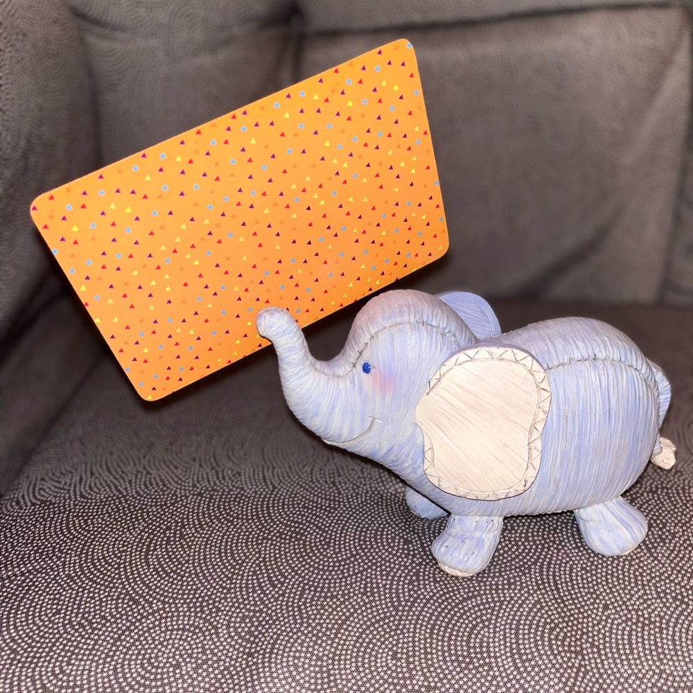 🐘💕Elephant Photo Holder Perfect for Nursery